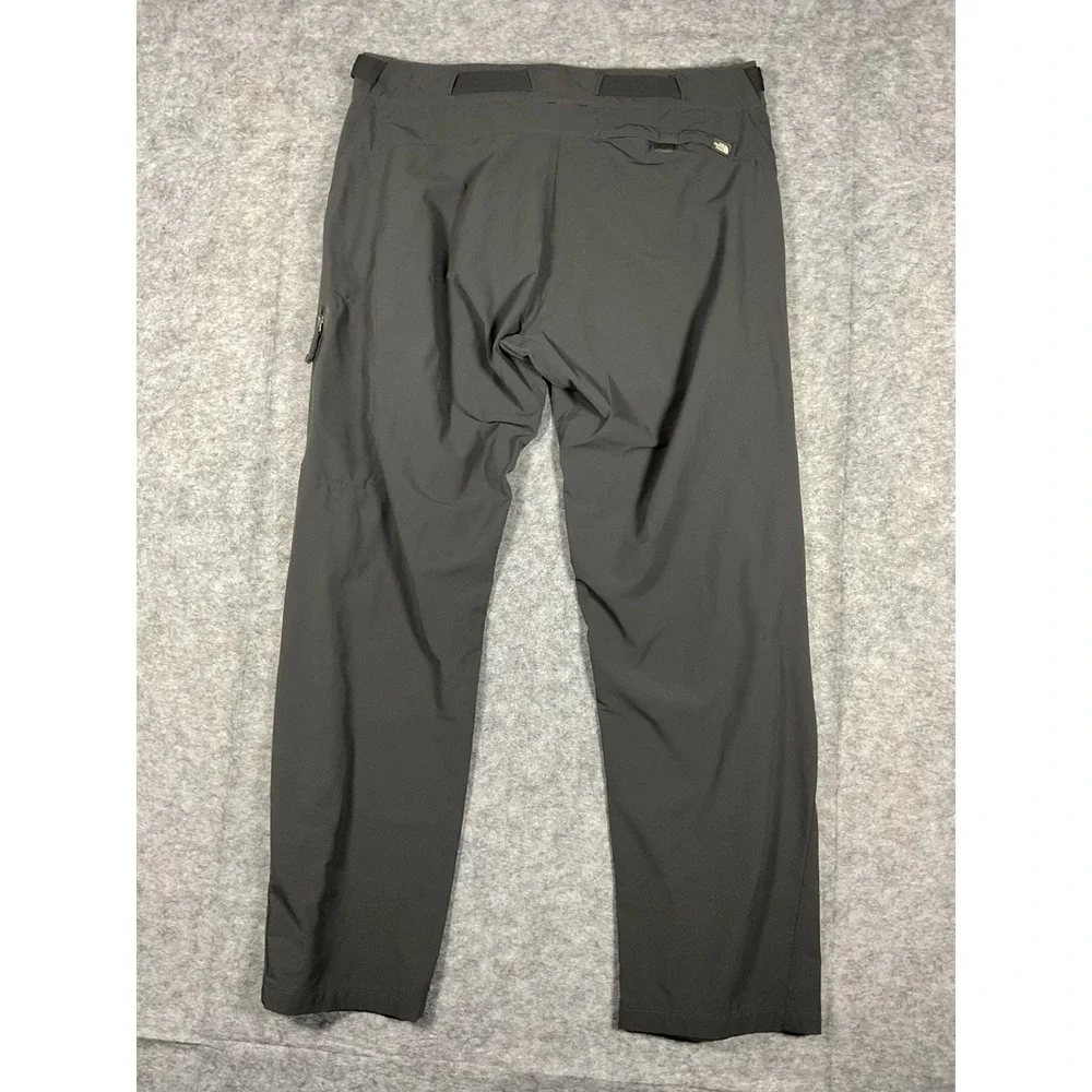 The North Face Mens Size 36X32 Gray Zip Cargo Hiking Pants Belted